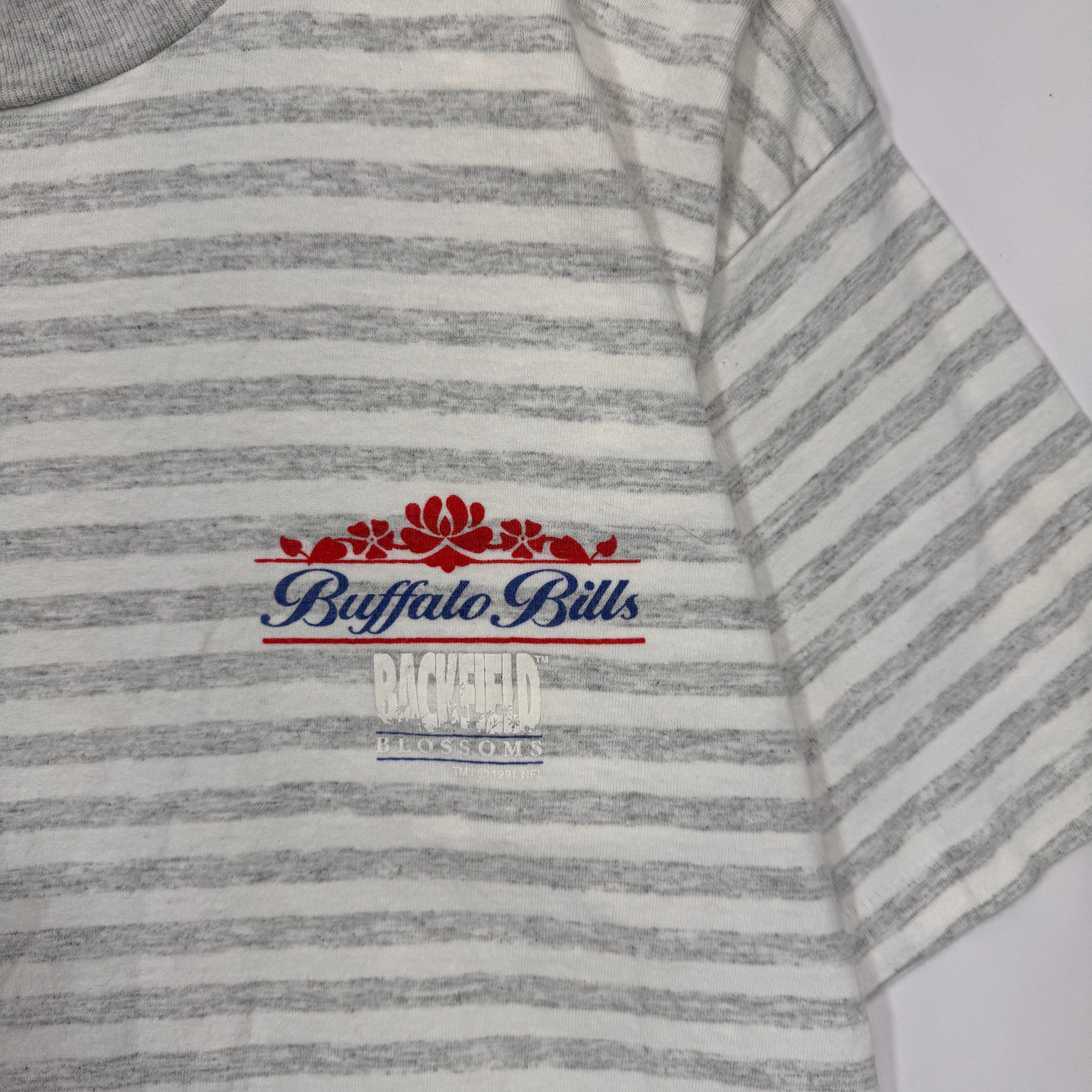 Vintage Buffalo Bills Striped Shirt Large