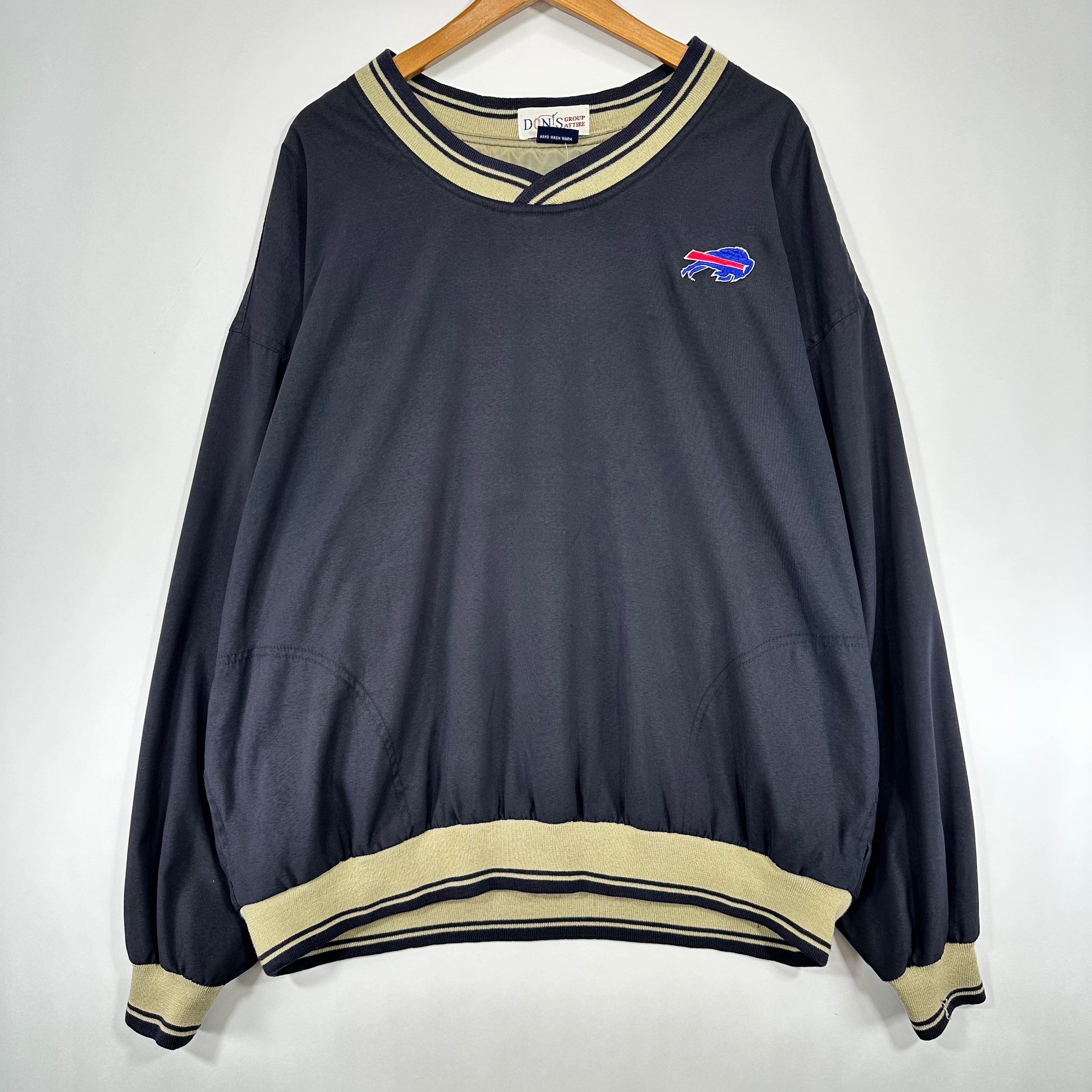 Vintage Buffalo Bills Pullover Windbreaker Jacket Large