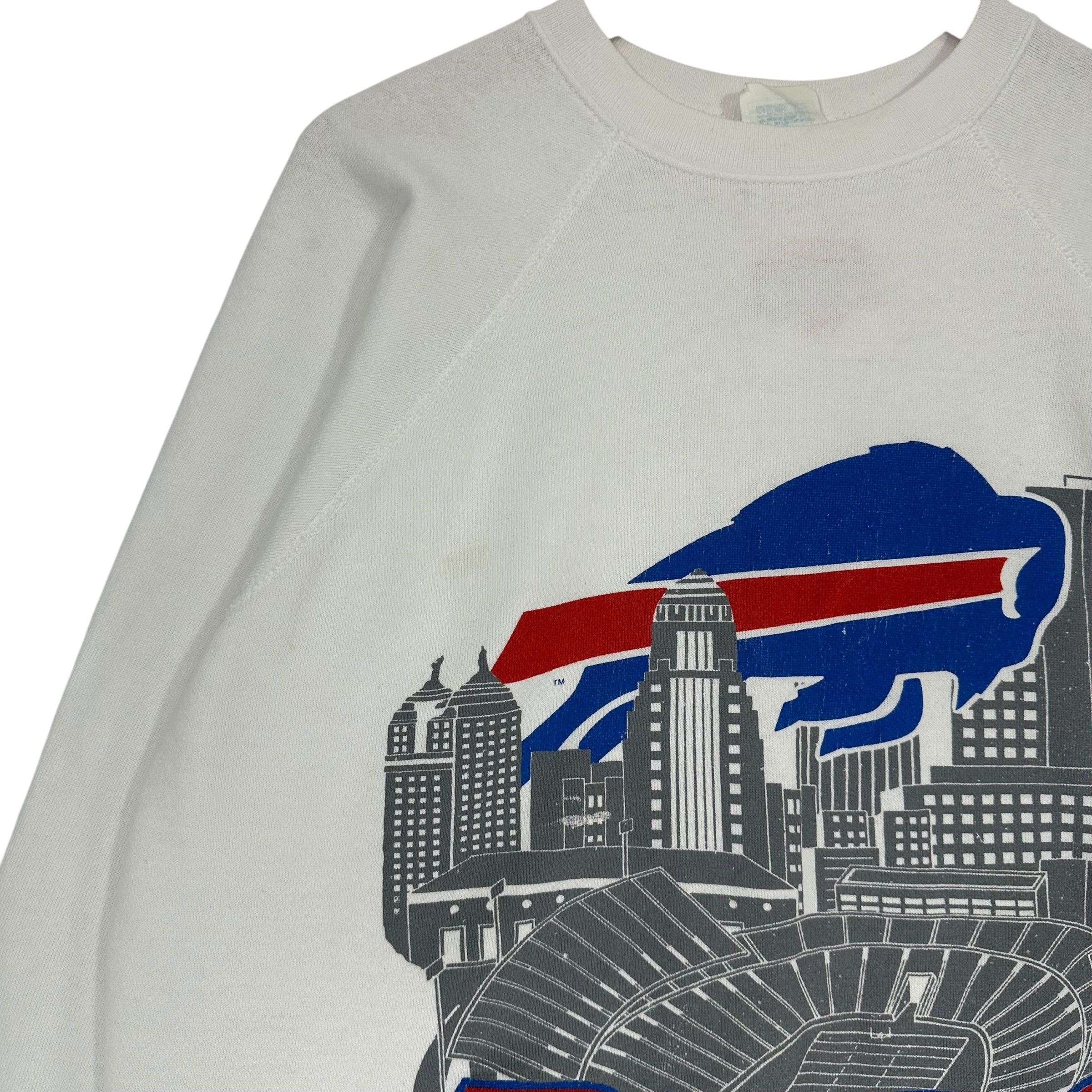 Vintage Buffalo Bills Division Champs Crewneck Sweatshirt Large