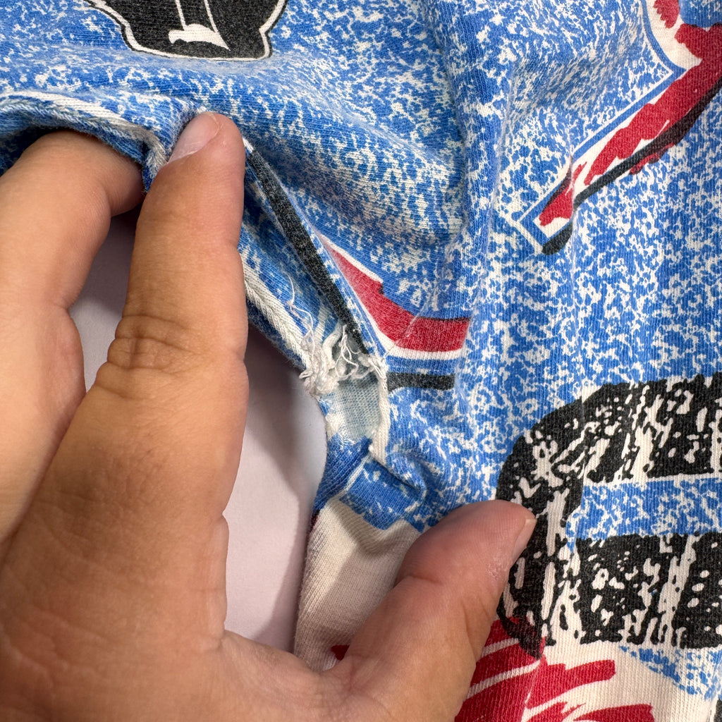 Vintage Buffalo Bills Magic Johnson All Over Print Shirt Large