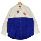 Vintage Buffalo Bills Western Style Denim Button Up Shirt Large