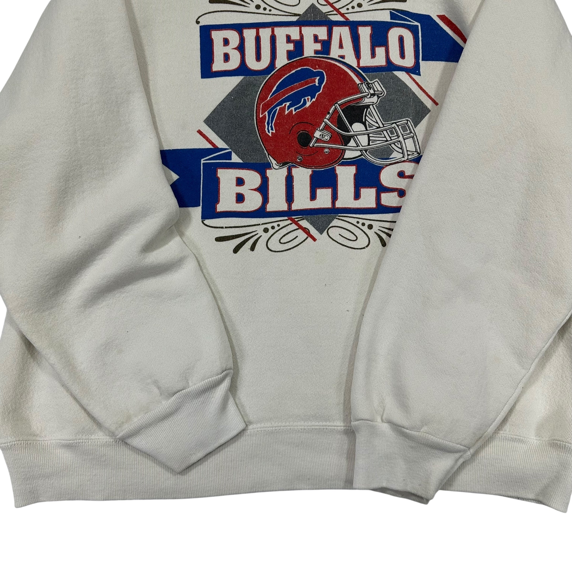 Vintage Buffalo Bills Turtleneck Crewneck Sweatshirt Medium