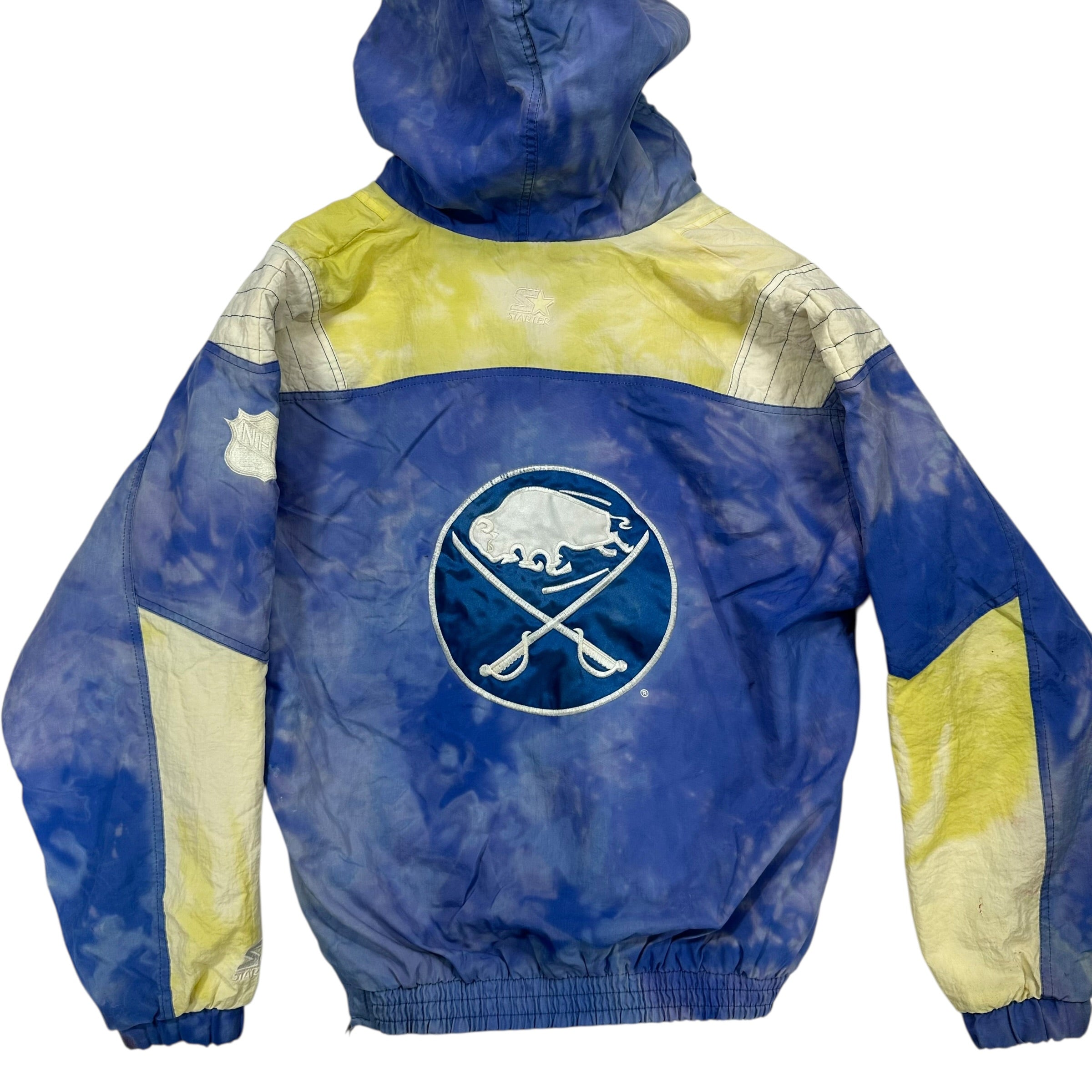 Vintage Buffalo Sabres Thrashed Starter Pullover Jacket Small