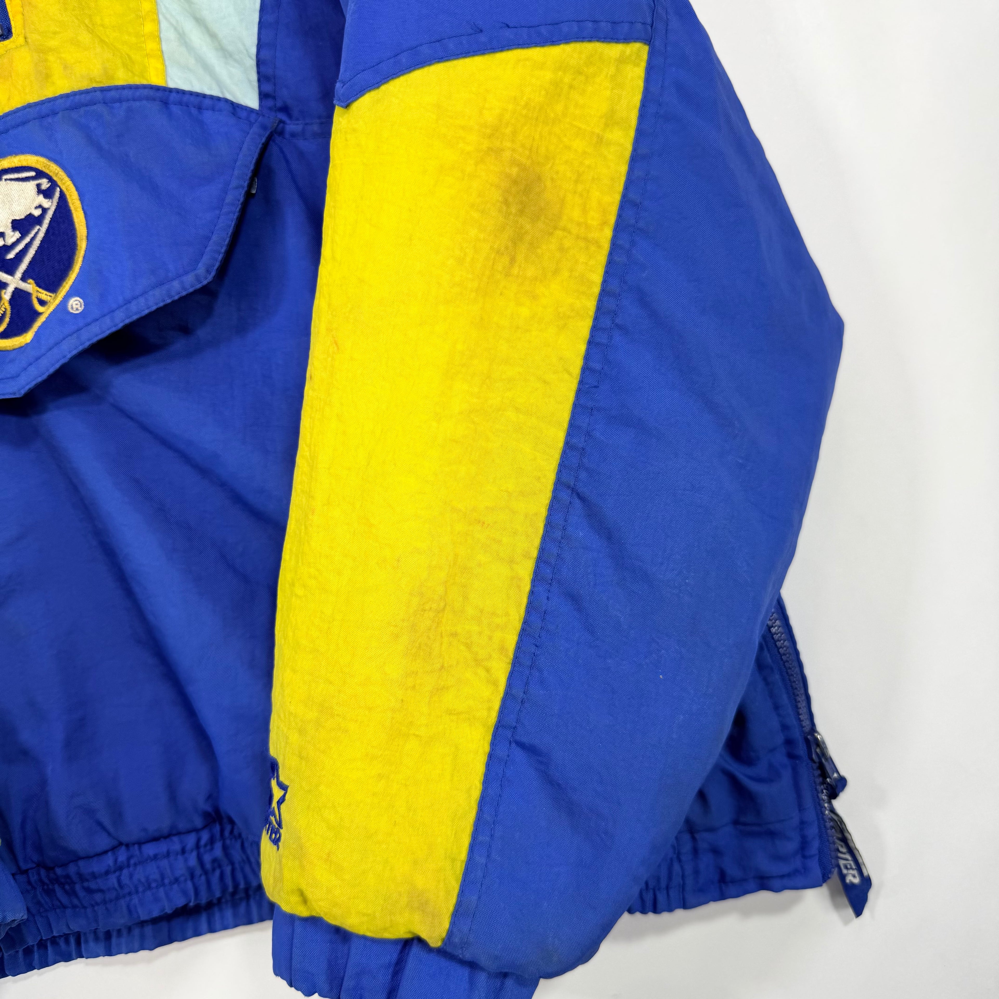 Vintage Buffalo Sabres Starter Pullover Jacket Large
