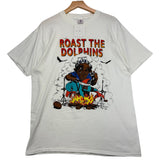 Vintage Buffalo Bills Roast the Dolphins Cartoon Shirt Large