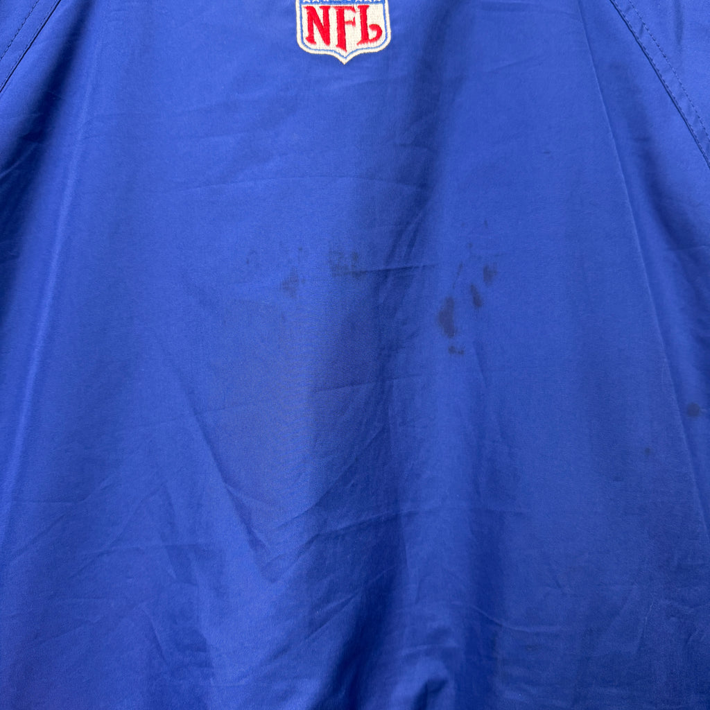 Vintage Buffalo Bills Zip Up Windbreaker Jacket Large