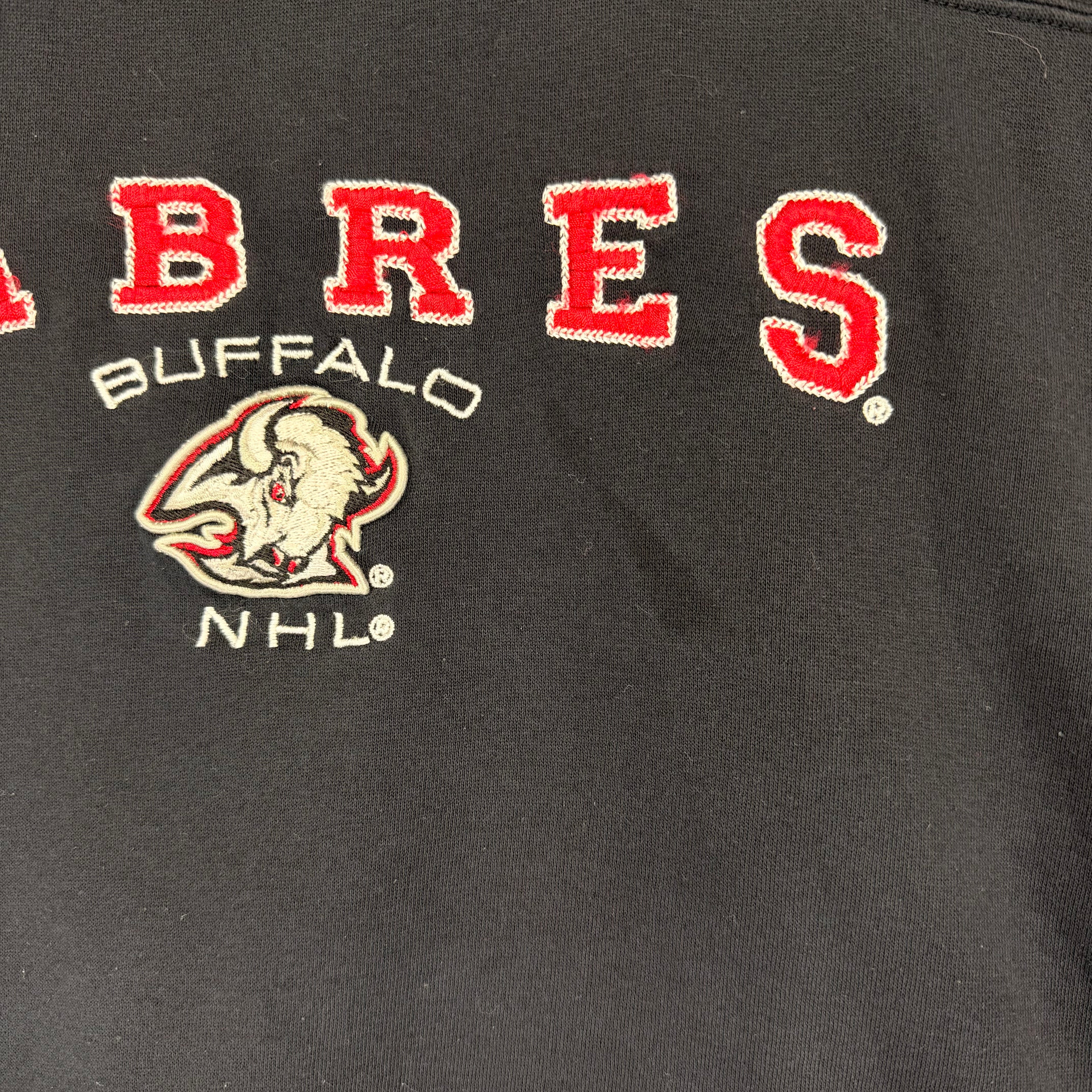 Vintage Buffalo Sabres Embroidered Crewneck Sweatshirt Large