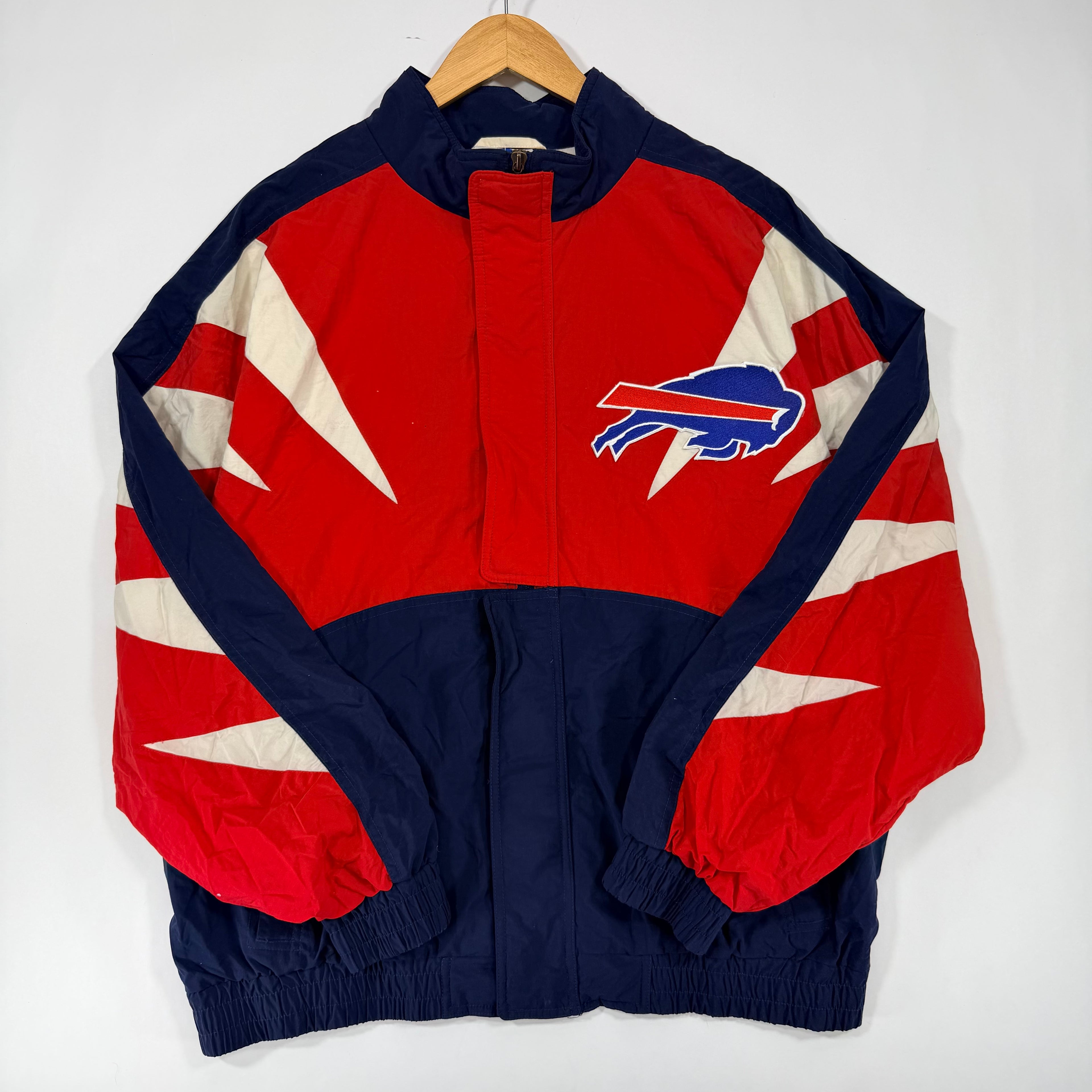Vintage Buffalo Bills Apex Spike Windbreaker Jacket XL