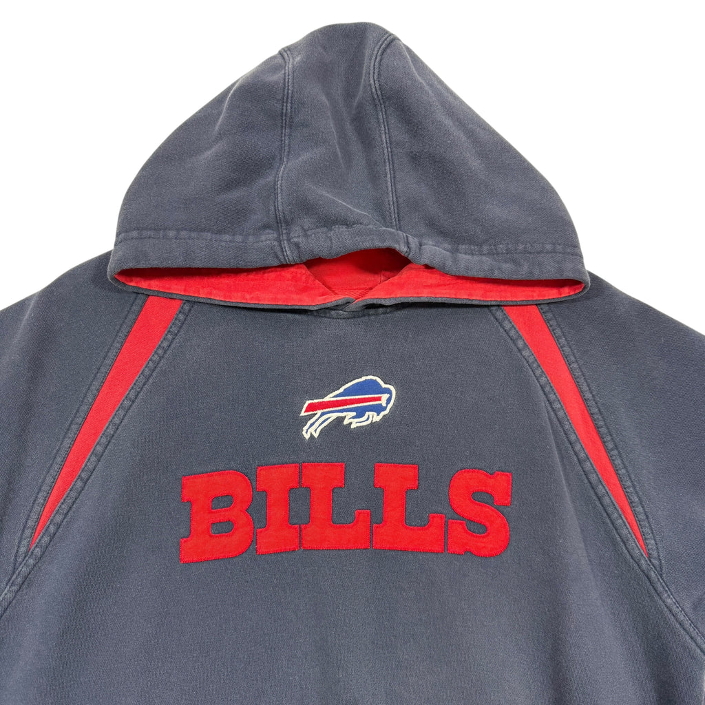 Vintage Buffalo Bills Cutoff Hoodie Sweatshirt XL