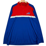 Vintage Buffalo Bills 1/4 Zip Long Sleeve Shirt XXL