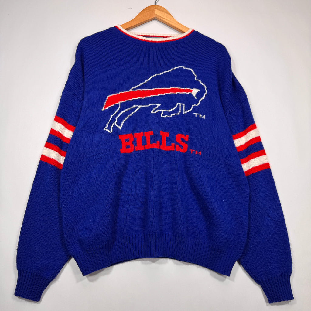 Vintage Buffalo Bills Knitted Sweatshirt XL