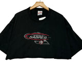 Vintage Buffalo Sabres Embroidered Cropped Shirt XL