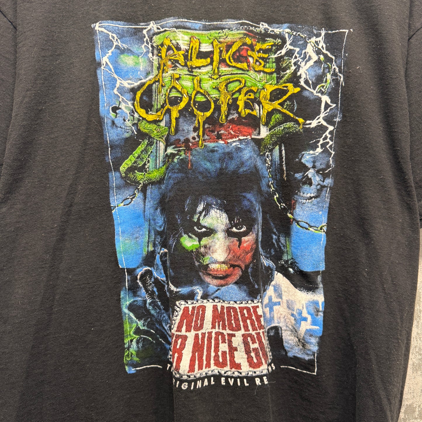 Alice Cooper No More Mr. Nice Guy 2011 Tour Shirt XL