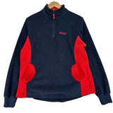 Vintage Buffalo Bills 1/4 Zip Fleece Sweatshirt Women’s Large