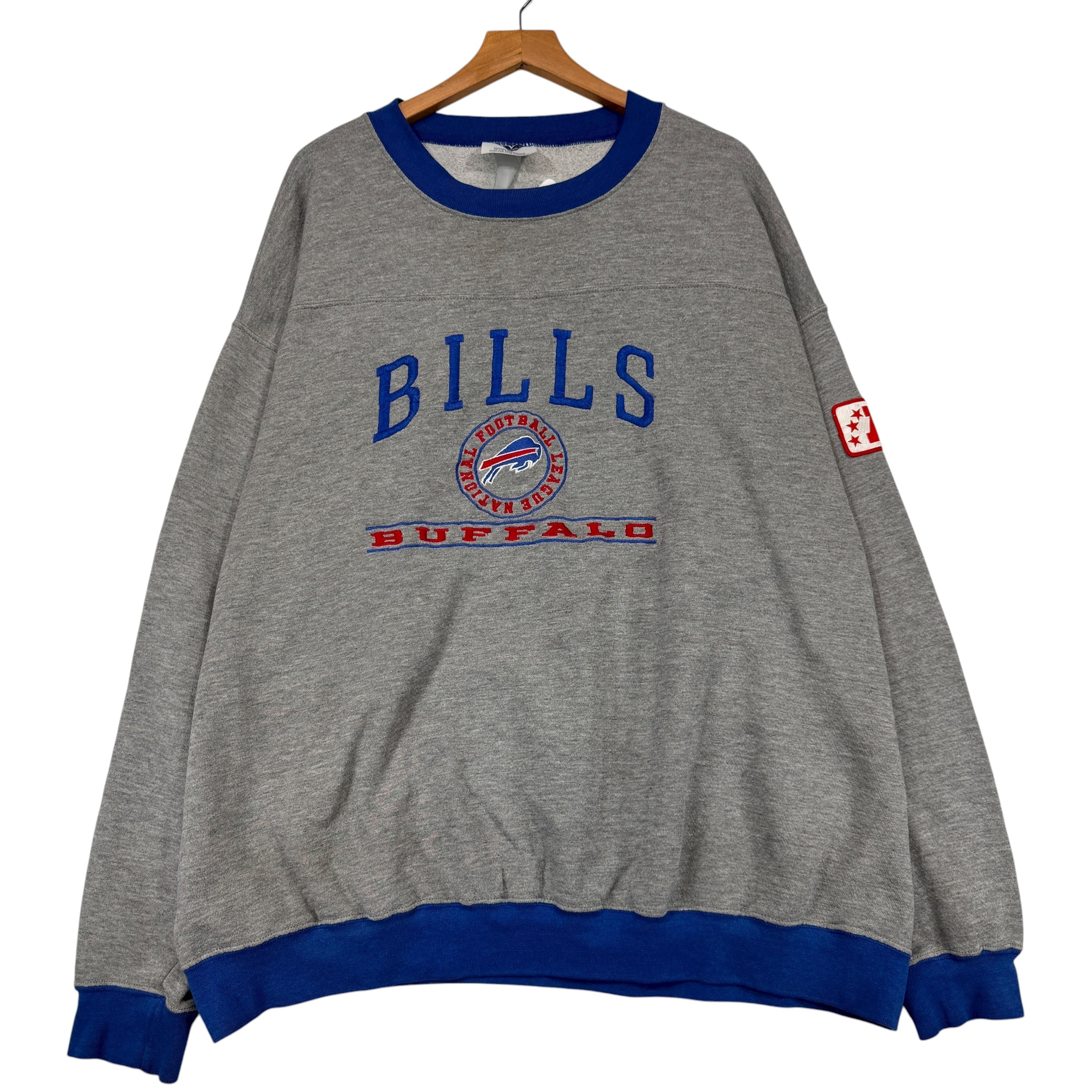 Vintage Buffalo Bills Embroidered Crewneck Sweatshirt XXL