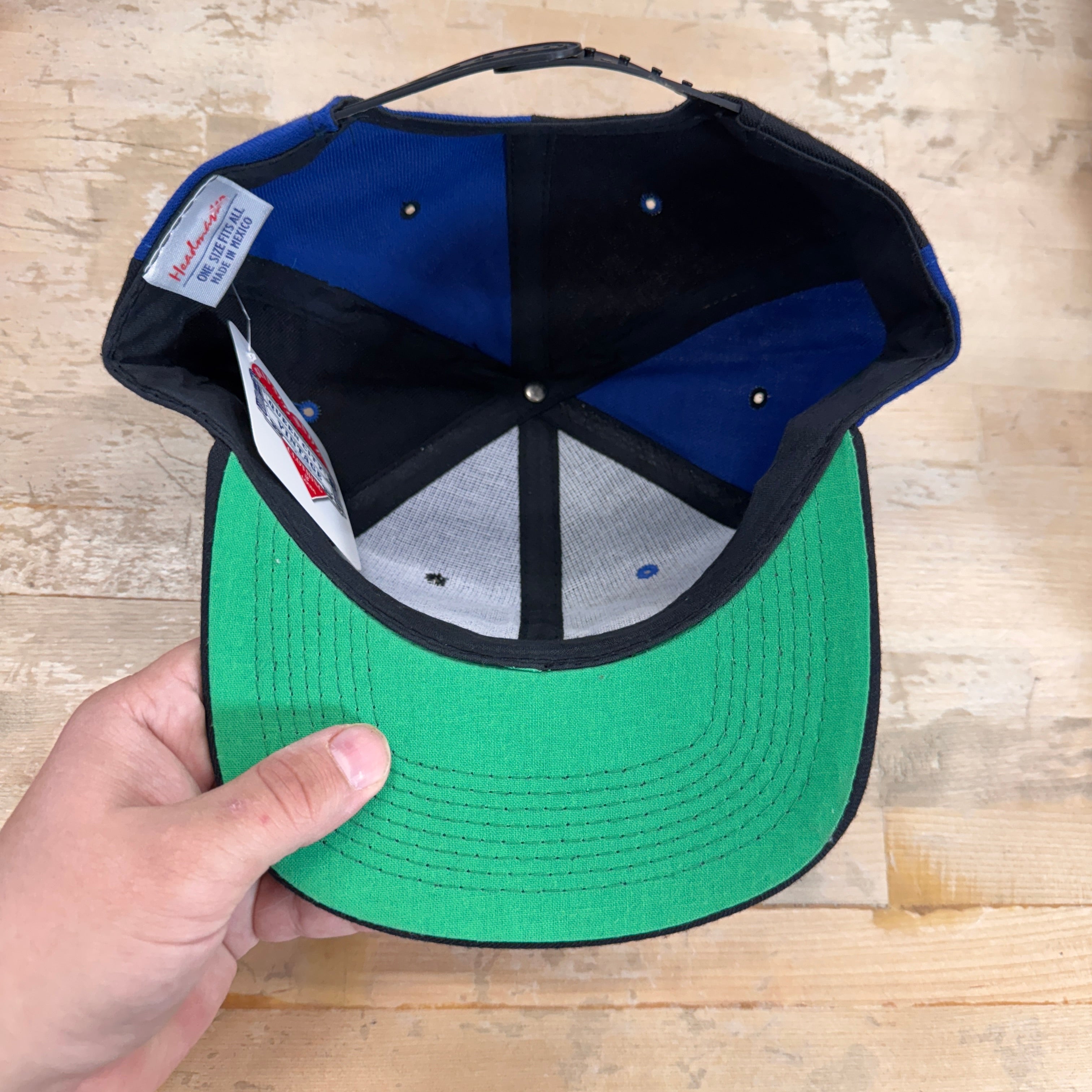 Vintage Buffalo Bills Super Bowl XXVII Color Block Snapback Hat