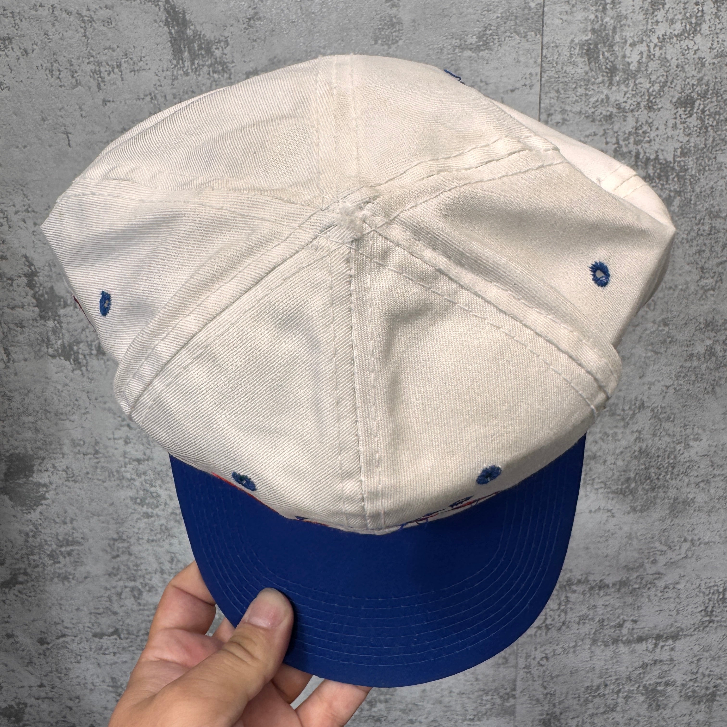 Vintage Buffalo Bills Signed Script Snapback Hat