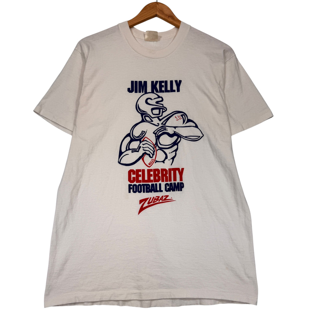 Vintage Buffalo Bills Jim Kelly Celebrity Football Camp Shirt Large