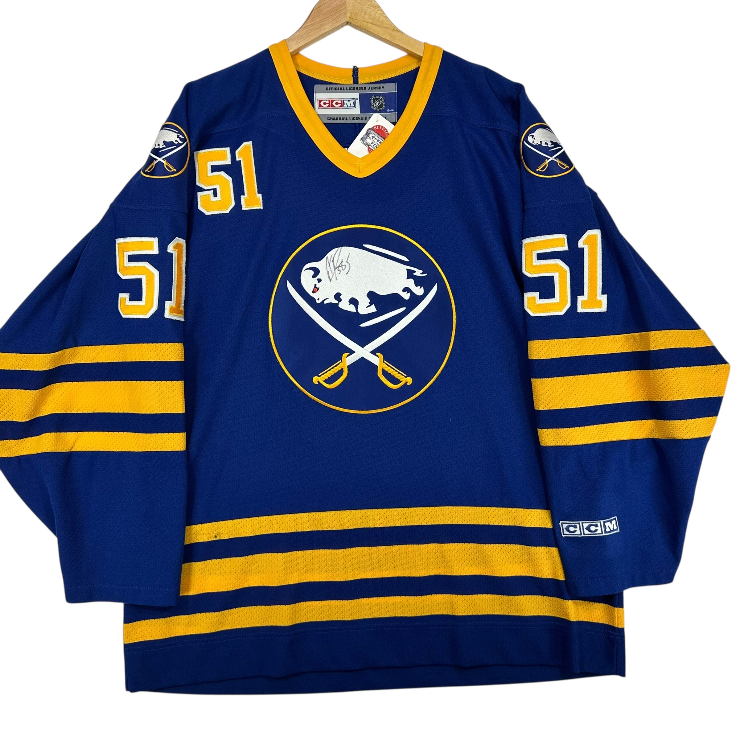 Vintage Buffalo Sabres Brian Campbell Jersey Large