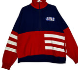 Vintage Buffalo Bills 1/4 Zip Sweatshirt XL