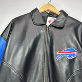 Vintage Buffalo Bills Vegan Leather Jacket Medium