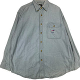 Vintage Buffalo Bills Denim Shirt Large