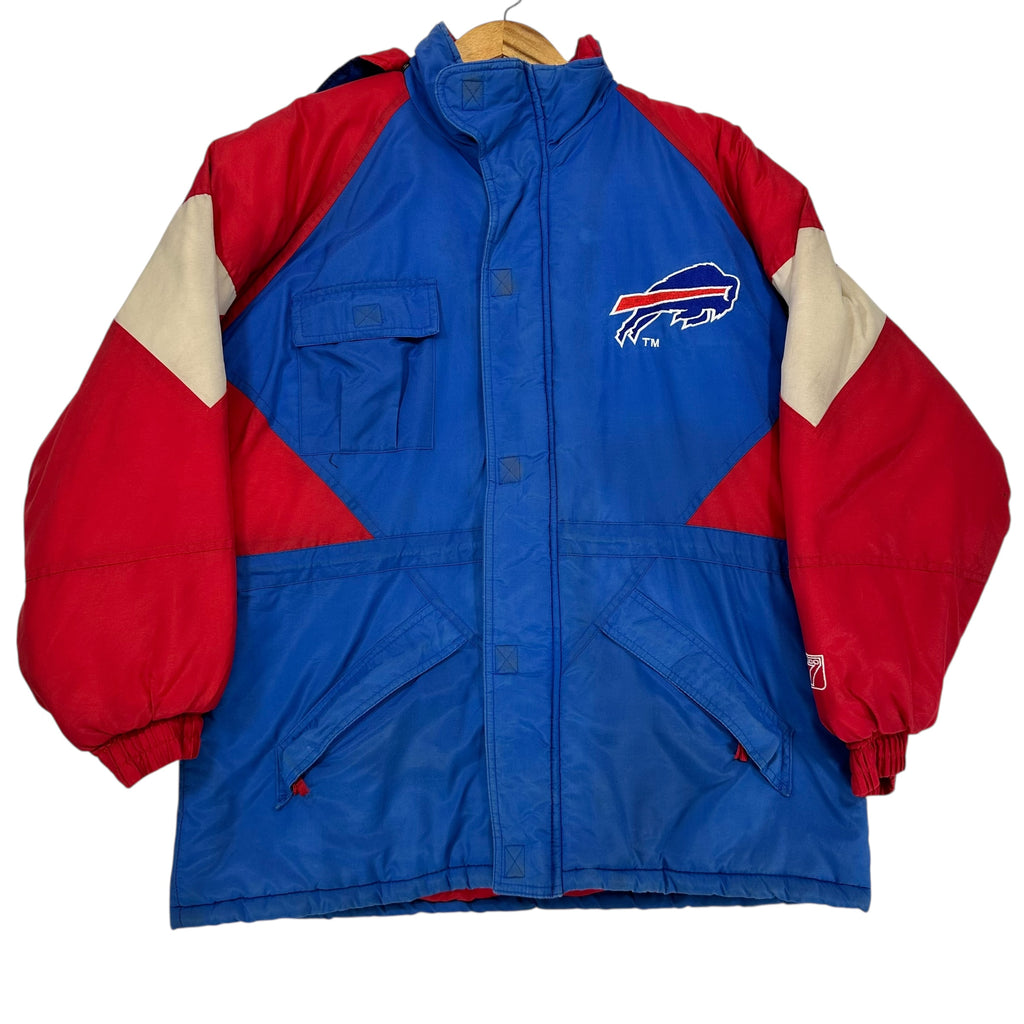 Vintage Buffalo Bills Puffer Parka Jacket Medium