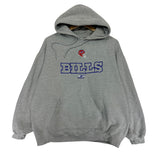 Vintage Buffalo Bills Embroidered Hoodie Sweatshirt Large