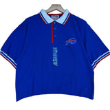 Vintage Buffalo Bills Cropped Polo Shirt Medium