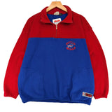 Vintage Buffalo Bills 1/4 Zip Fleece Sweatshirt XL