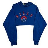 Vintage Buffalo Bills Cropped Crewneck Sweatshirt Medium