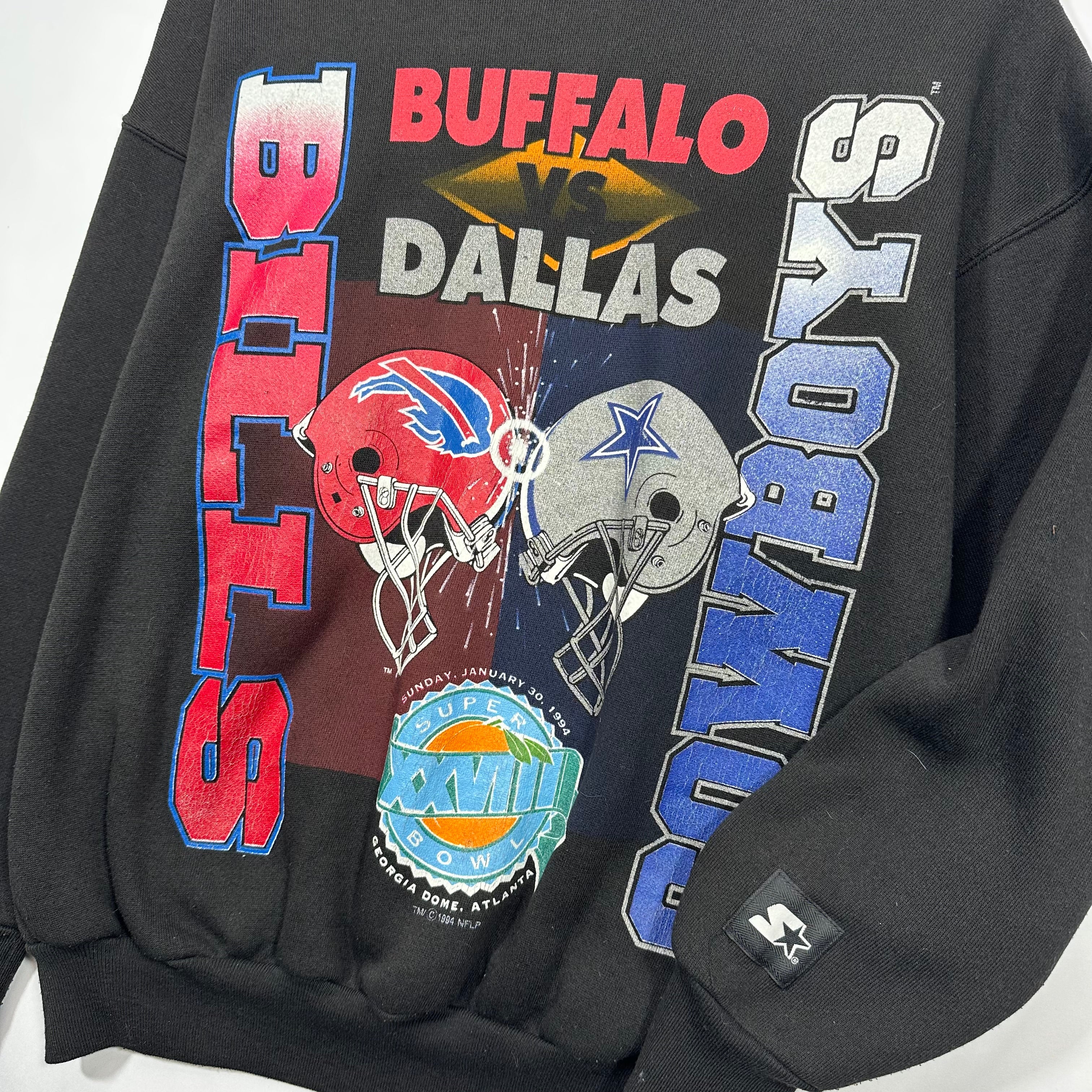 Vintage Buffalo Bills 1994 Super Bowl Starter Crewneck Sweatshirt Medium