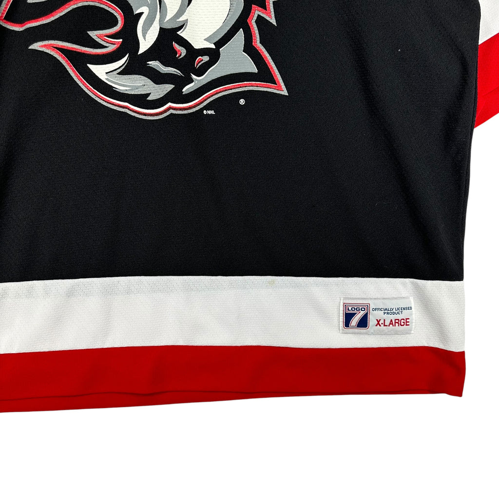 Vintage Buffalo Sabres Matt Barnaby Jersey XL