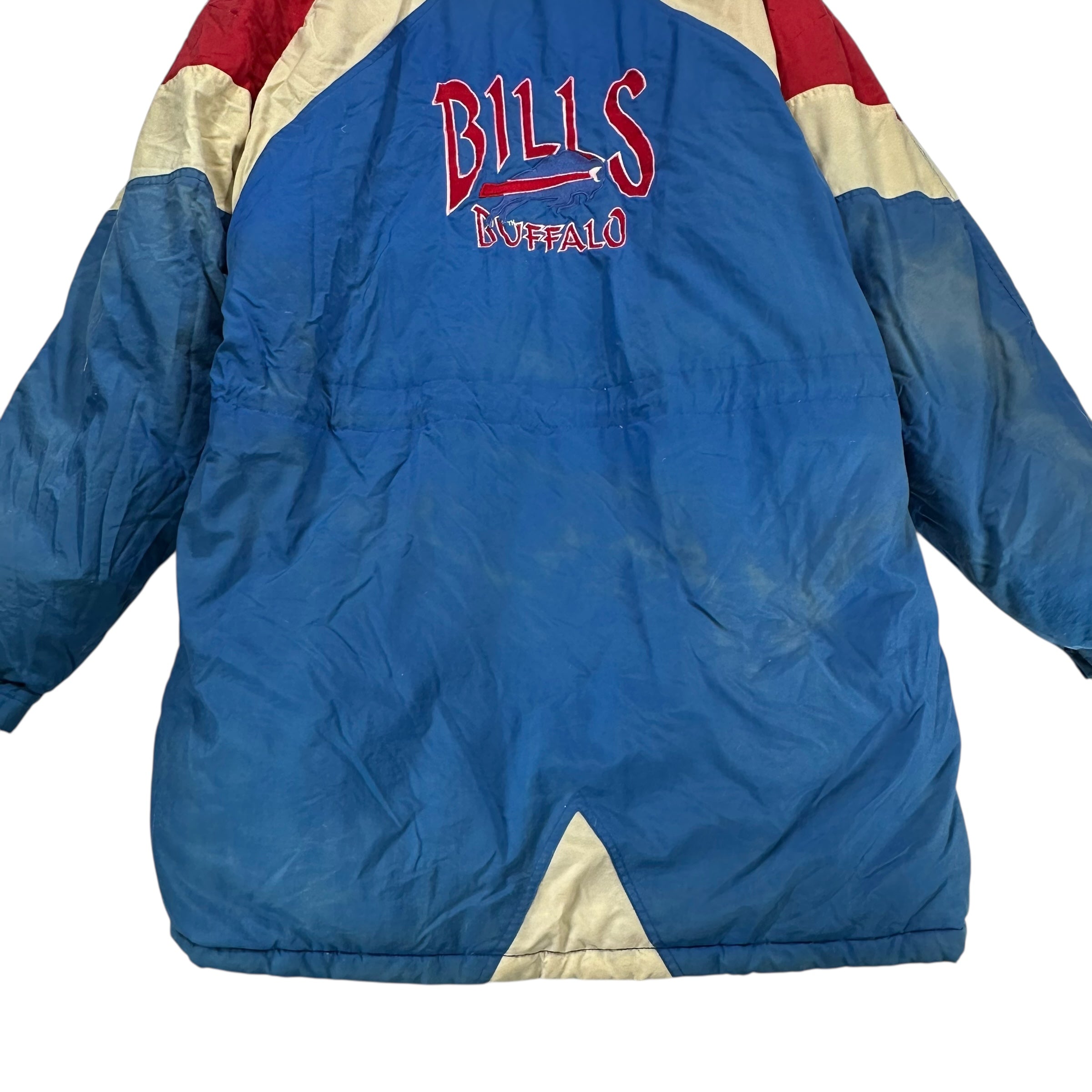 Vintage Buffalo Bills Puffer Parka Jacket Medium