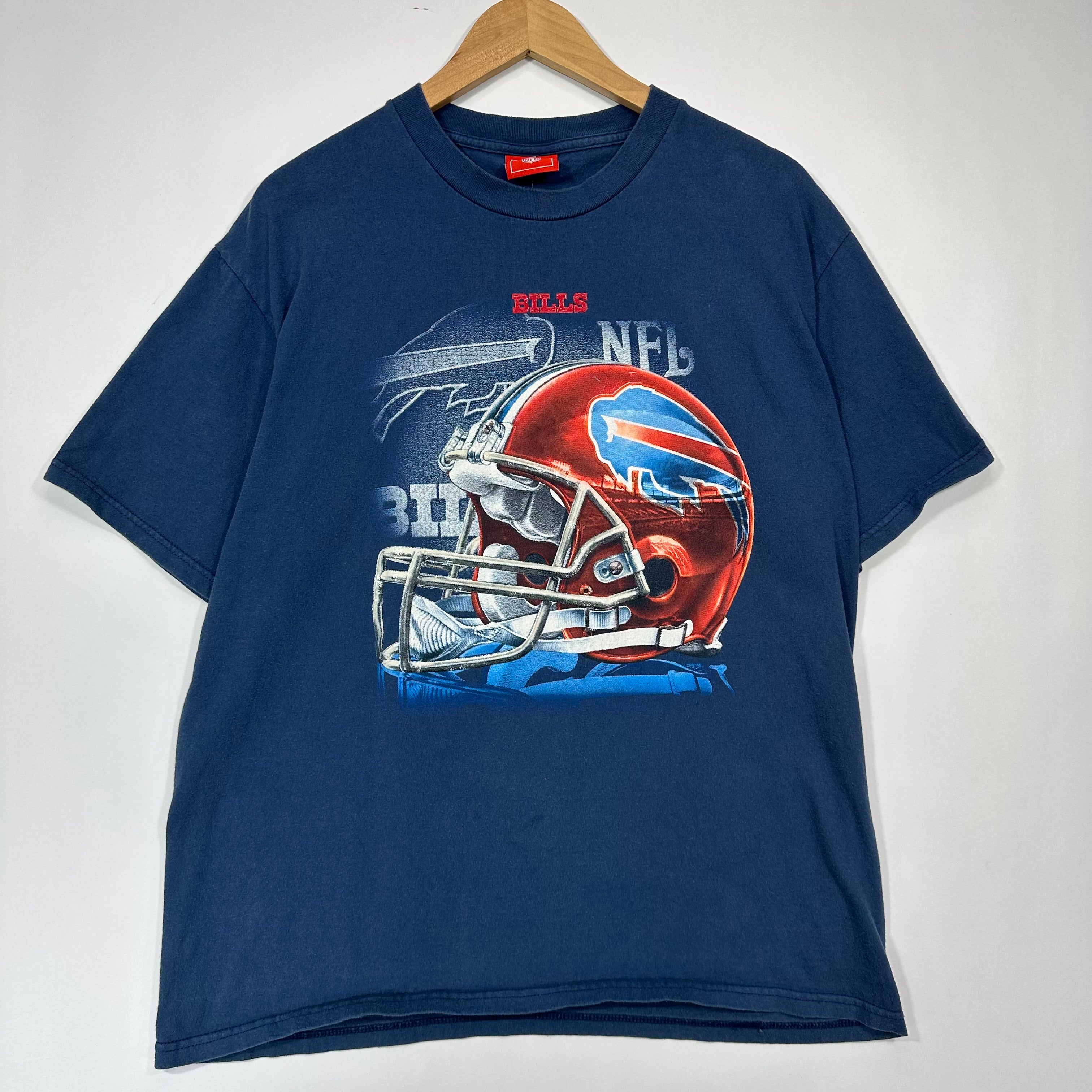 Vintage Buffalo Bills Red Helmet Shirt Large