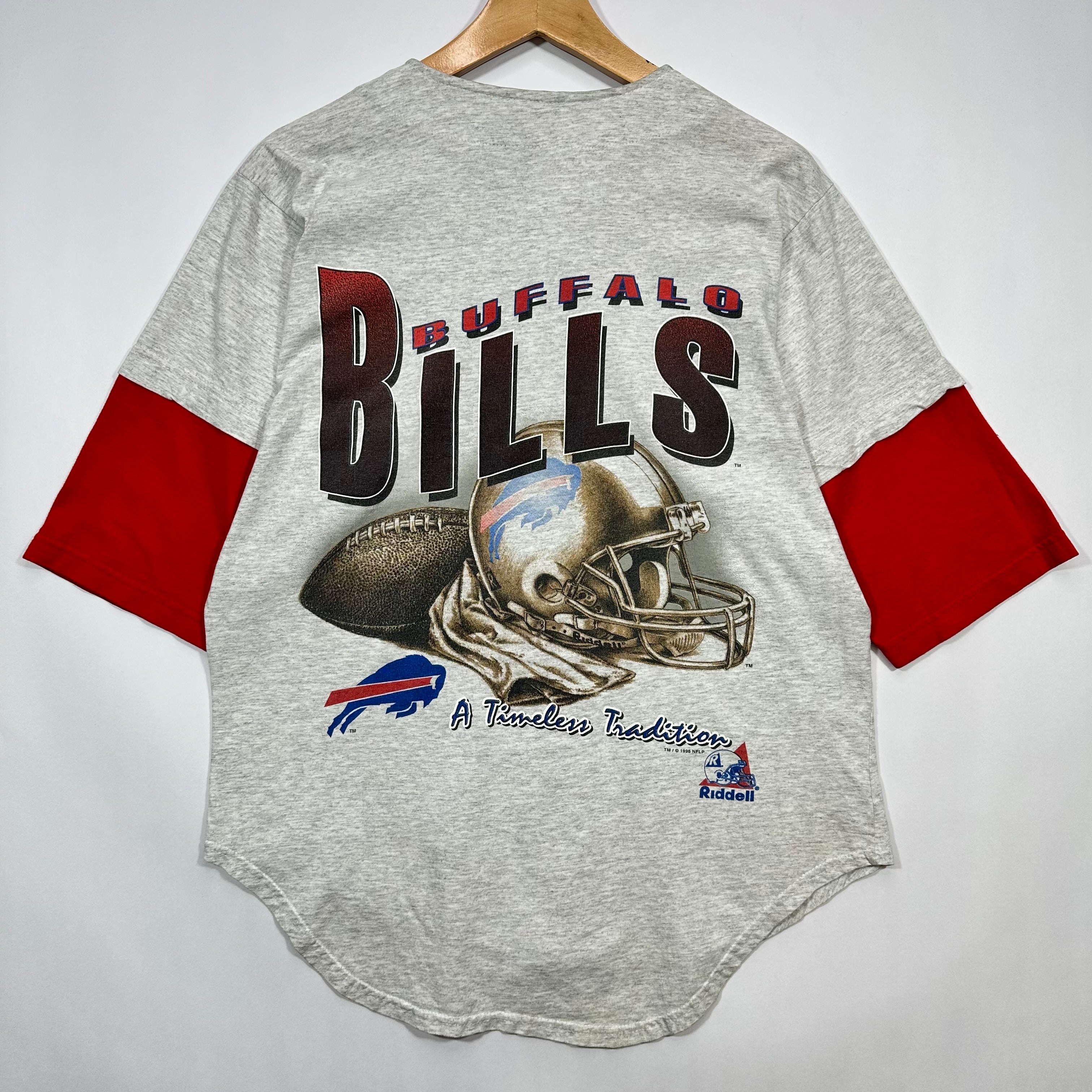 Vintage Buffalo Bills Baseball Jersey Shirt Medium