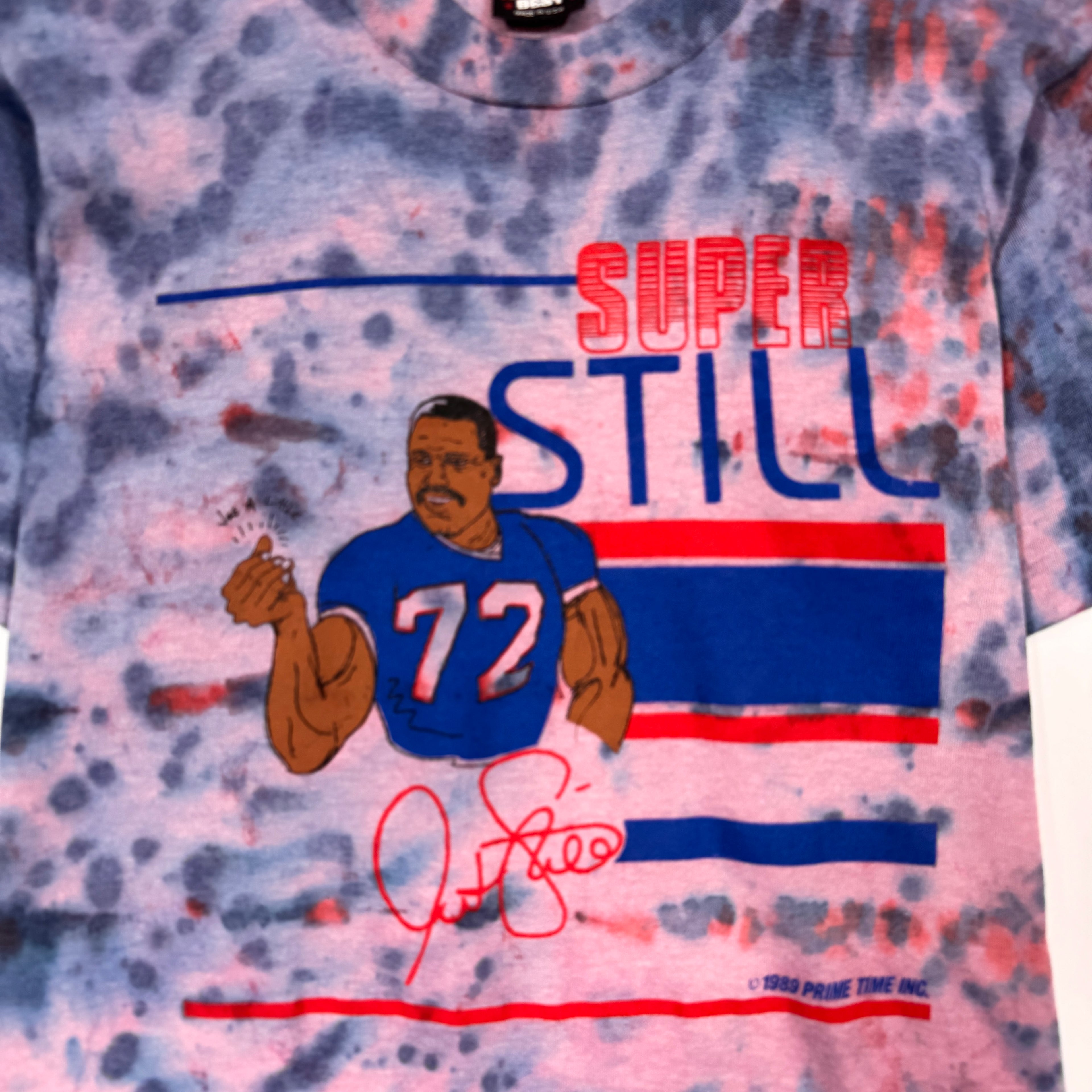Vintage Buffalo Bills Overdyed Super Still #78 Shirt Small
