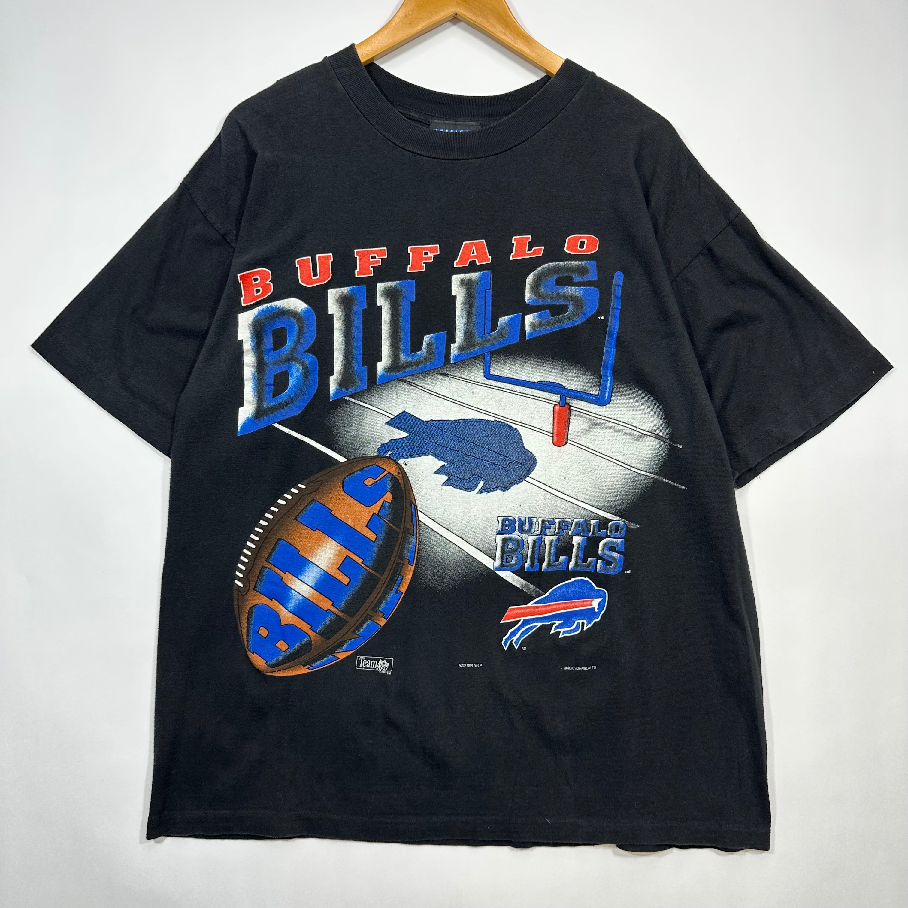 Vintage Buffalo Bills Magic Johnson Shadow Shirt Large