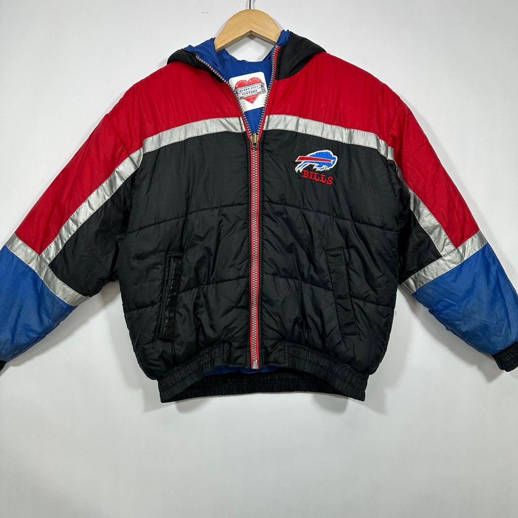 Vintage Buffalo Bills Reversible Puffer Jacket XS