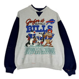 Vintage Buffalo Bills Cartoon Crewneck Sweatshirt Large