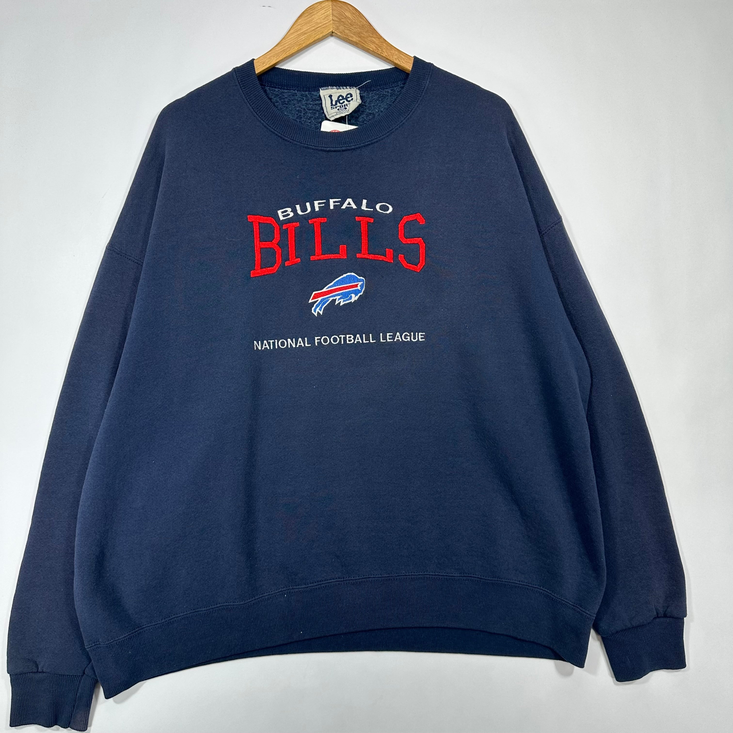 Vintage Buffalo Bills Embroidered Crewneck Sweatshirt XXL