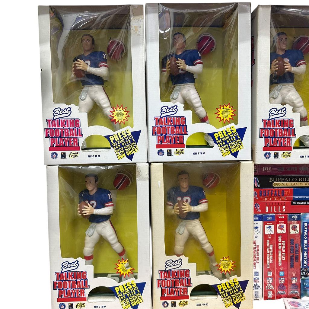 Vintage Buffalo Bills Jim Kelly Talking Action Figure