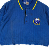 Vintage Buffalo Sabres Cropped Polo Shirt Medium