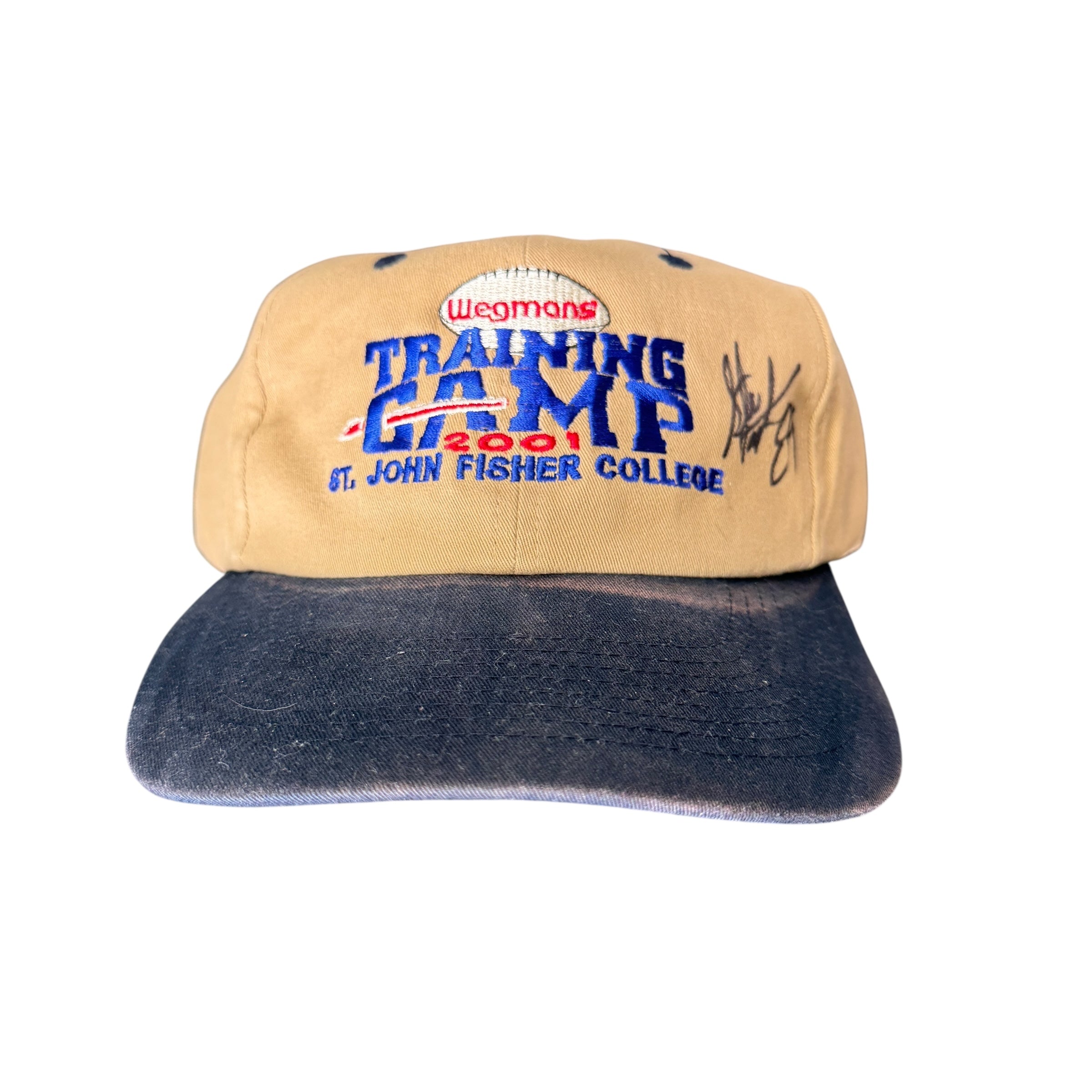 Vintage Buffalo Bills 2001 Training Camp Signed Dad Hat