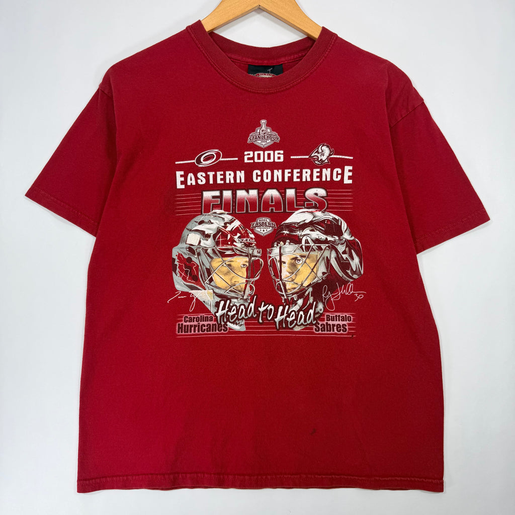 Vintage Buffalo Sabres Ryan Miller Finals Shirt Medium