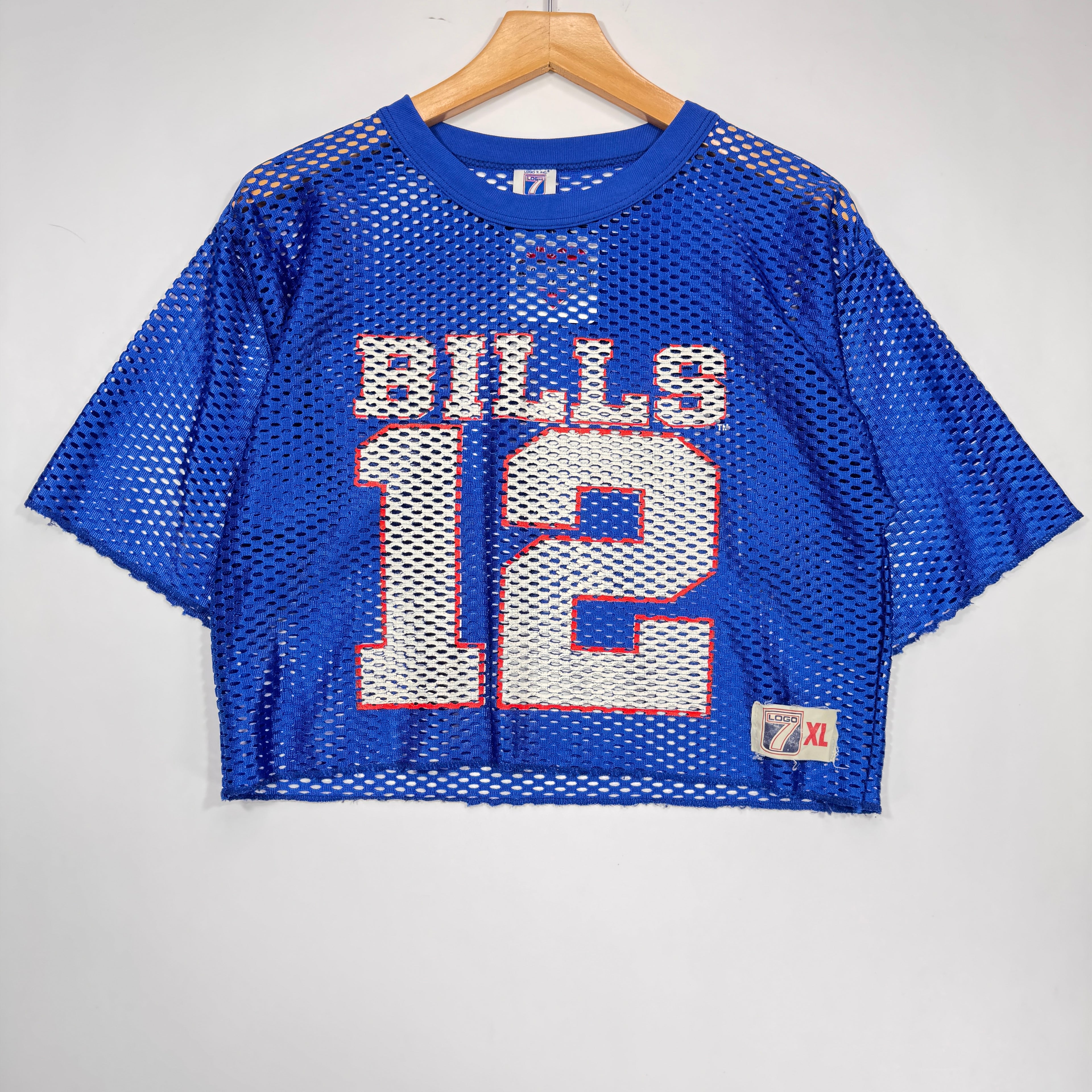 Vintage Buffalo Bills #12 Cropped Mesh Jersey Large