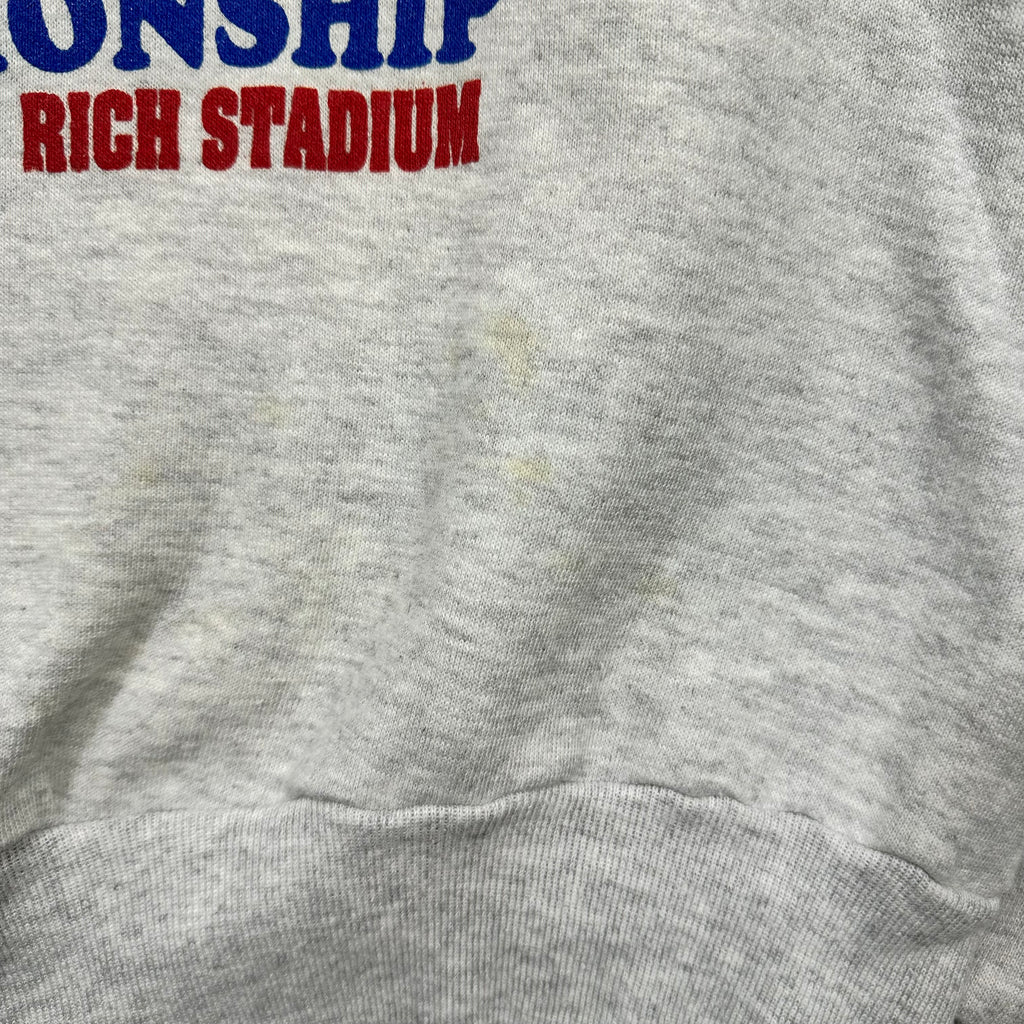 Vintage Buffalo Bills 1994 AFC Championship Montana v Kelly Crewneck Sweatshirt XL
