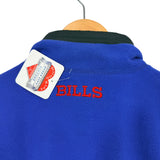 Vintage Buffalo Bills Reversible Fleece Windbreaker Jacket Large
