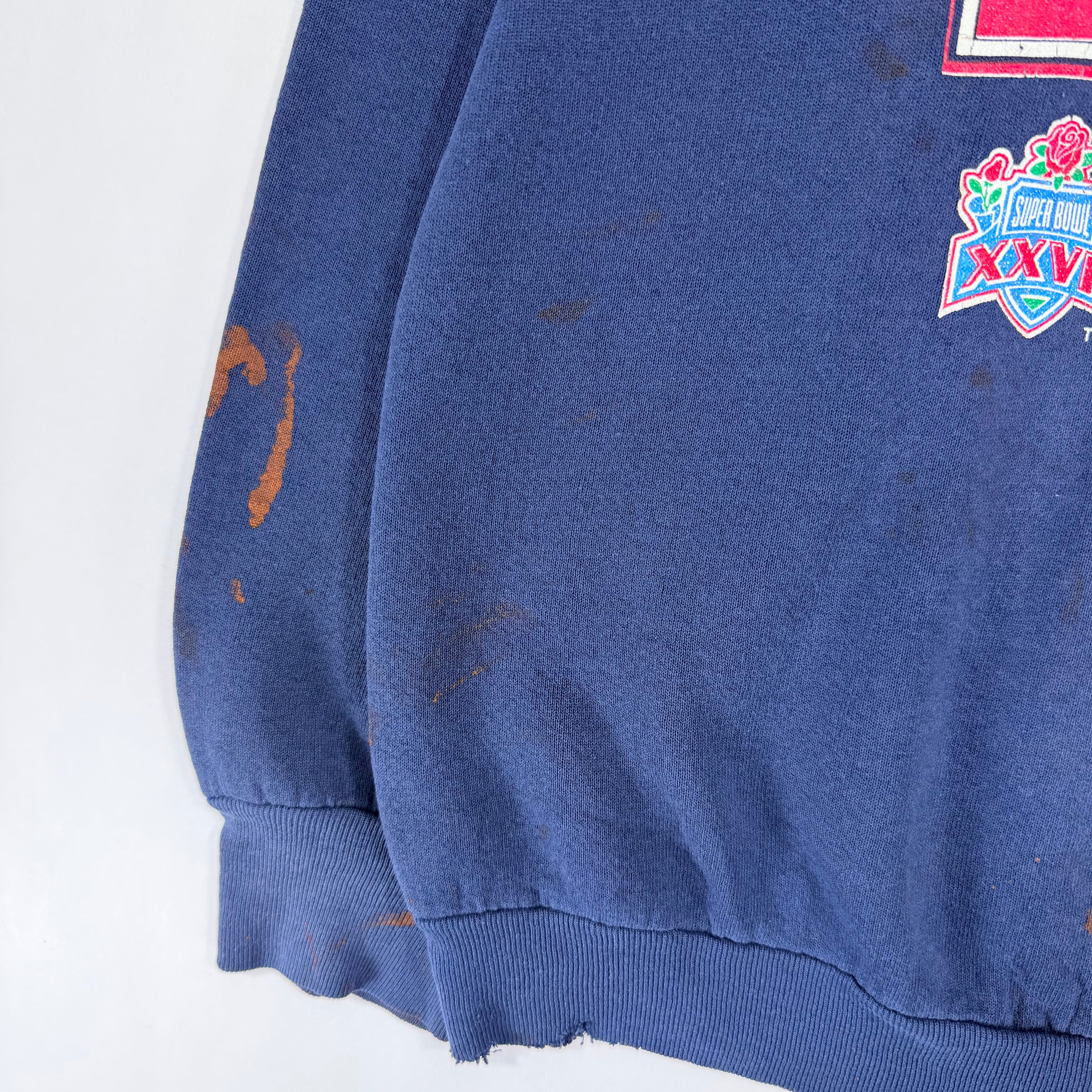 Vintage Buffalo Bills 1992 Super Bowl Crewneck Sweatshirt Large