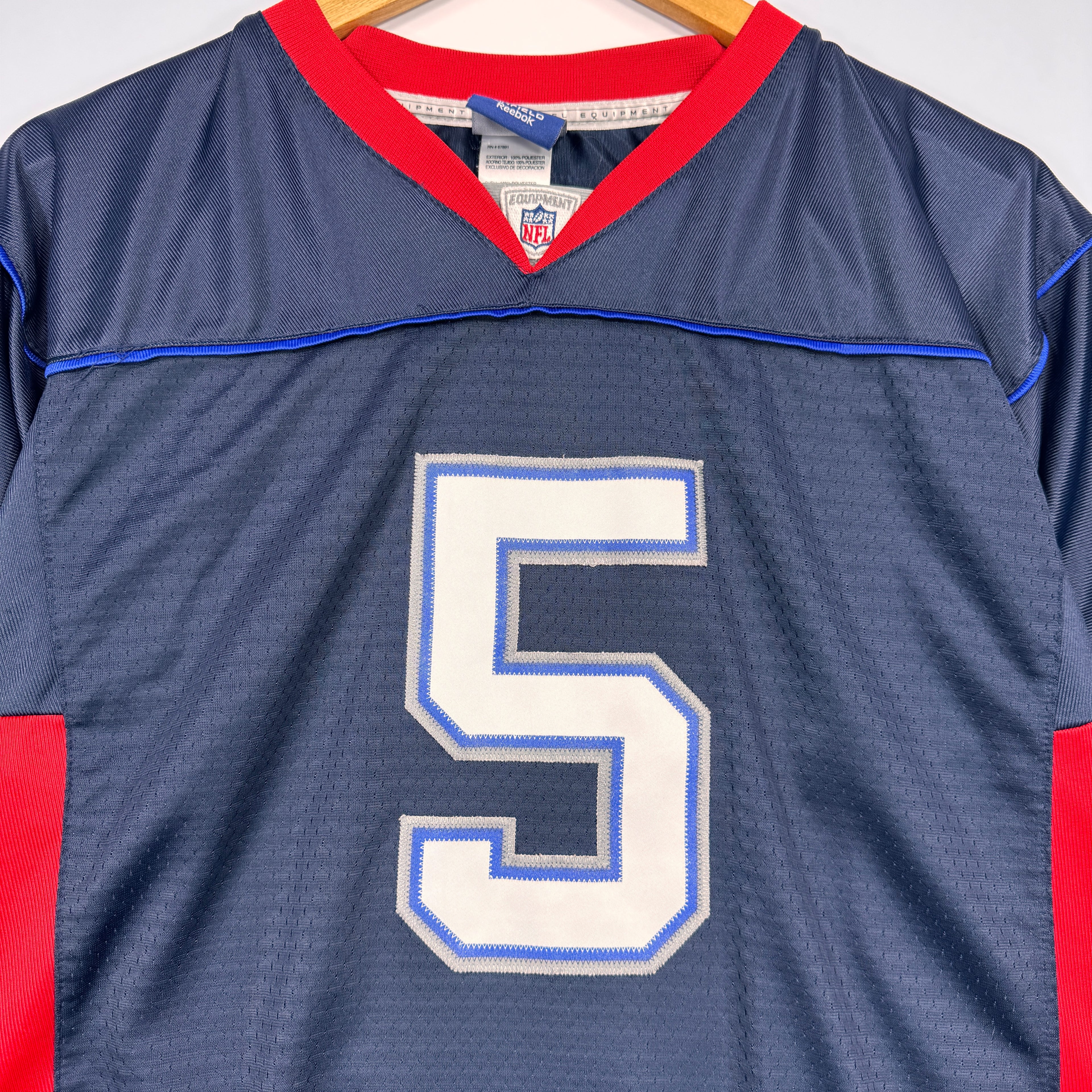 Vintage Buffalo Bills Edwards #5 Jersey Shirt XL